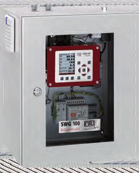 akış kısıcı oriﬁce Elektrikli gaz soğutucu, otomatik yoğuşma suyu drenaj pompası Örnekleme gazı pompası, iç gaz akış izleme imkanı ve sistem alarmı Otomatik sıfırlama için selenoid valf Direkt ve