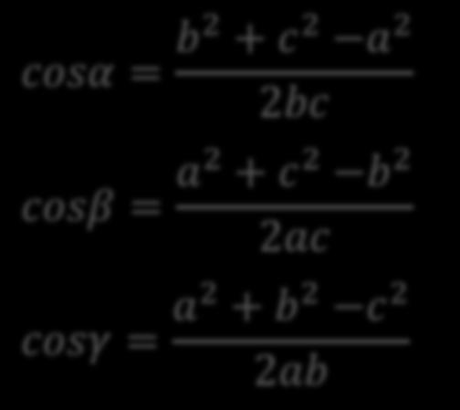 ( b c) db + c b c b b + c a ( b c) dc sinβ dβ = a a c c a + c b ( a c) da