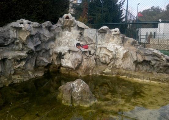 ġubat ayı içerisinde yüzme havuzu boģaltılıp