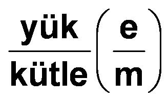 12. Yüklü bir parçacık, doğrusal olarak ilerlerken, doğrusal yoldan sapma açısı parçacığın; I. Yük değerine II. Kütlesine III.