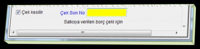 Banka ġube alanına banka ile belirtilen bankanın hangi Ģubesi olduğu bilgisi girilir veya listeden seçilir. Hesap No alanına bankası ve Ģubesi belirtilen hesabın numarası girilir.