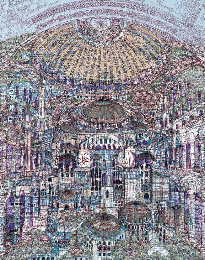 İstanbul; Ayasofya nın Gizemi Istanbul; Mystery of Hagia Sophia Tuval