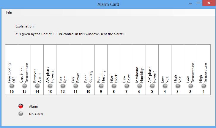 b) View View menüsünden; Show All External Plug and Play Cards -> Alarm Card