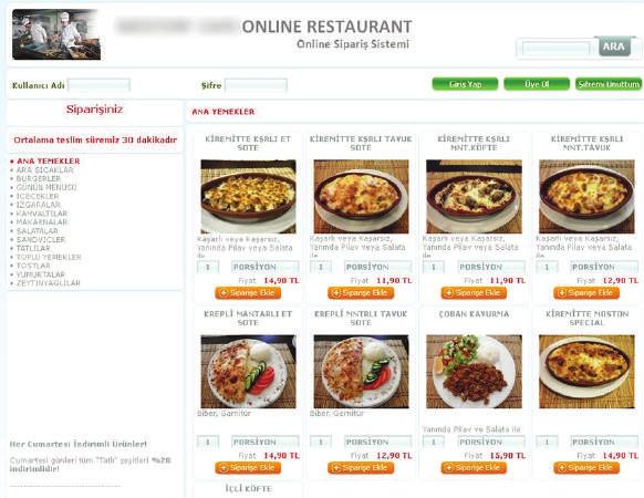 Arayanı Tanıma, Online Restaurant ve Kurye Takip Paneli Pek çok müşteriniz zaman sorunu veya tercihleri nedeniyle yemeğini evine, iş yerine ya da bulunduğu yere sipariş etmek ister.