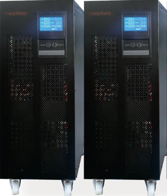 NW-NW31 SERİSİ 6-20kVA ON-LINE UPS 145 Vac 275 VAC geniş giriş gerilimi Çift çevrimli ( double conversion ) CPU Kontrolü ile maksimum güvenlik PFC fonksiyonu (Güç Faktörü Düzeltimi) Cold Start