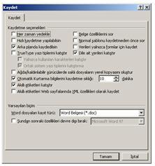 Office 2003 özellikleri ile hazırlanan bir belge Office XP te açılmak istendiğinde hata verecek ya da kullanılamayacak biçimde bozuk bir dosya olarak açılacaktır.