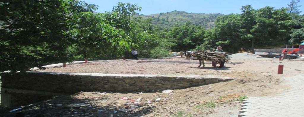 yapımı için çevre İstinat duvarı yapımı ve dolgu işi