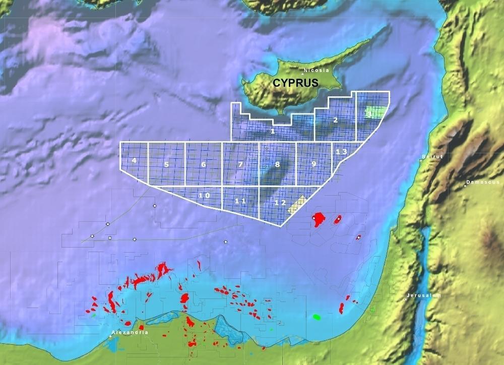 Harita 3- GKRY Petrol Arama Ruhsat Sahaları 34 Doğu Akdeniz de suların ısınmasına neden olan bu gelişmenin başlangıç noktası ise Türkiye ve İsrail arasında yaşanan krizin sonrasında, Rum Lider