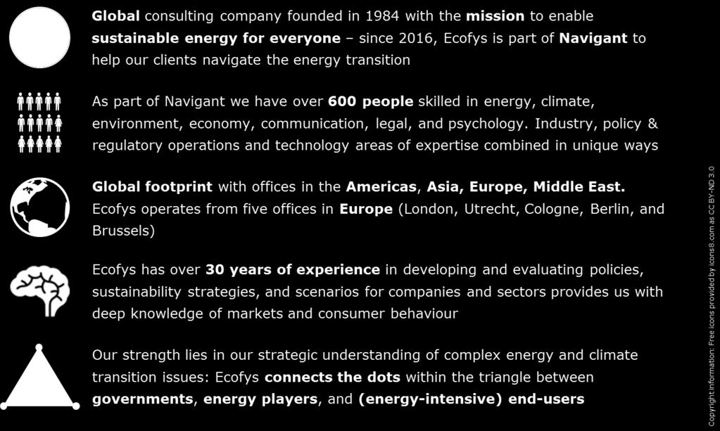 Navigant ın bir parçası olarak enerji, iklim, çevre, ekonomi, haberleşme, hukuk ve psikoloji alanlarında vasıflı 600 ün üzerinde personel çalıştırmaktayız.