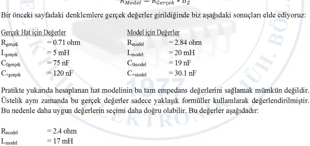 Bunu gerçekleştirmek için gerilim, akım ve empedans ölçeği aşağıdaki üç denklem kullanılarak hesaplanır: 400 0.03636 ç 11000 2 0.0091 ç 219 0.3636 3.995 0.