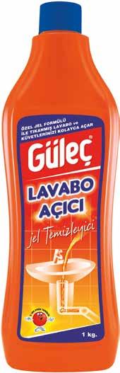 LAVABO AÇICI Gulec Clogged Sinks and Tubs Drain Opener BANYO - WC Gulec Bathroom and WC Cleaner tıkalı lavabo ve küvetleri kolayca açar 894 ml 16 adet it is enough by itself for