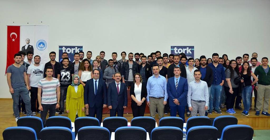 55 12 Mayıs 2017 Kırklareli Üniversitesi Teknoloji Fakültesi Mekatronik Mühendisliği Bölümü, SMS TORK ve Mekatronik Mühendisleri Derneği nin ortaklaşa gerçekleştirdiği Endüstriyel Akışkan Ölçüm ve