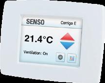 ODA KONTROL PANELİ Senso Plus Kontrol, cihazlarda kullanıcı arayüzü olarak tuşlu kontrol paneli standart olarak sunulmaktadır, istendiği takdirde dokunmatik ekranlı kullanıcı ara yüzleri de