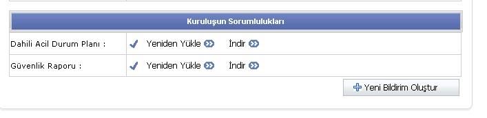 Sayfada yer alan ikinci başlık kuruluşun sorumlulukları başlığıdır.