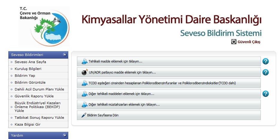 bu indeks değerleri; Adlandırılmış Madde İndeksi Alevlenirlik İndeksi Toksisite İndeksi Ekotoksisite İndeksi olarak tanımlanmıştır.