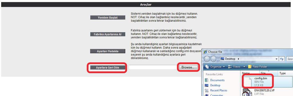 6.9 Raporlar RAPORLAR menüsünde cihazınızın; ADSL Durum ve İstatistikleri, Ürün Bilgisi, Yazılım Sürüm Bilgileri gibi genel özellikleri