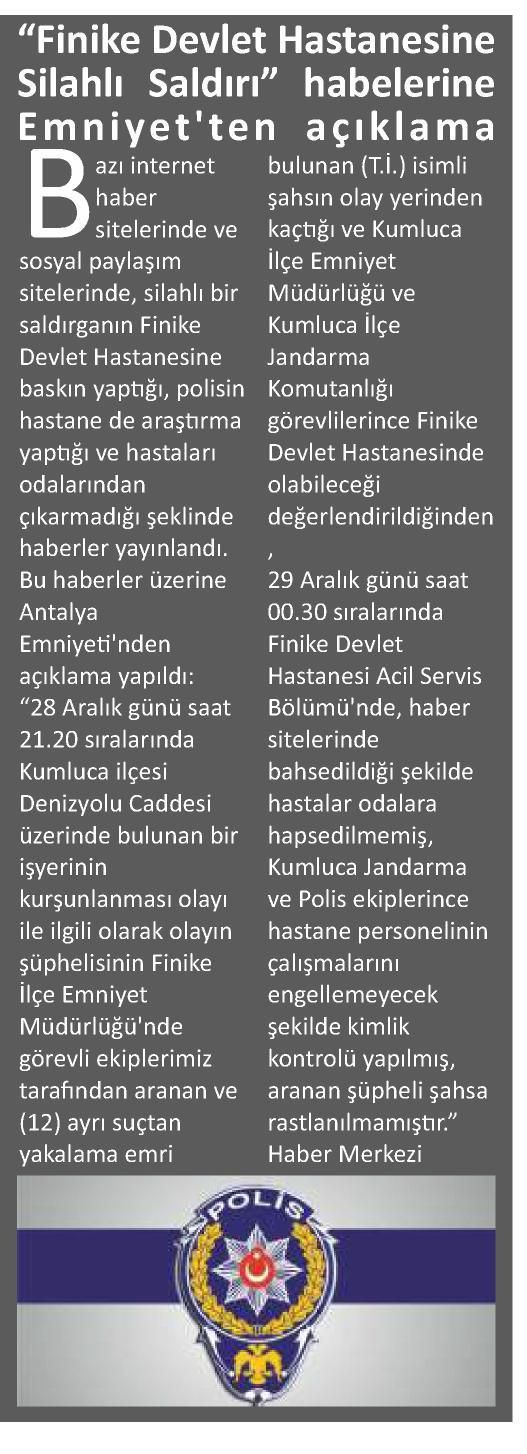 AKDENİZ HABER Tarih : 31.