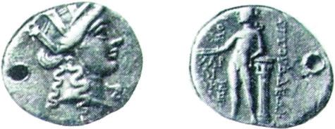 yazısının bulunduğu gümüş drahmilerdir 23 (Fig. 3). Bu dönemlerde kentin adı, Kibyra Conventusu na dâhil olan yerleşimler arasında geçmektedir 24.