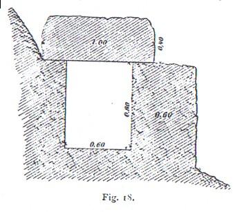 SU KANALI Su kemerlerini kanala bağlayan 3,36 m genişliğindeki duvarın parçası duruyordu. Kanalın genişliği 0,60 m duvar kalınlığı 0,57-0,60 m dir. Kanalın içi sıvalı idi.