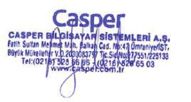 Casper Bilgisayar Sistemler 27 February 2014 DECLARATION of CONFORMITY Description Brand Model : Tablet PC :CASPER :VIA T1E-B, VIA T1E-S To which this declaration relates, is in conformity with the