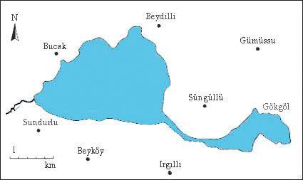 Büyük Menderes Nehri nin yukarı havzasındaki iki büyük kolu, Küfi Çayı, Akgöz pınarları, Işıklı Pınarları, Yuvaköy Pınarları, Gökgöl Kaynakları ile Bektaş Pınarıdır (Yılmaz, 1990).