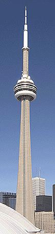 Şekil 5.7 : Canadian National TV Tower Ayarlı kütle sönümleyici bu çelik antenin rüzgâr etkilerine karşı korunması amacıyla yapıya eklenmiştir.