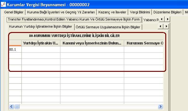 Bilgiler - Örtülü Sermaye