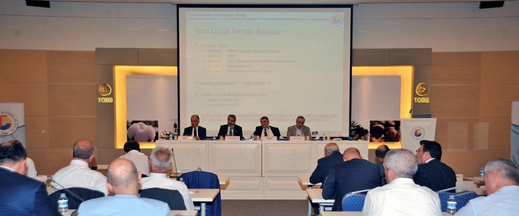 bulunmak üzere Türkiye Odalar ve Borsalar Birliği nde yapılan toplantıya Yönetim Kurulu Başkanı Mehmet