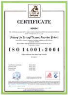 KALİTE VE ARGE Ulusoy un, bu süreçlerin toplam kalite anlayışı doğrultusunda ilerlemesi adına; ISO 9001:2008 Kalite Yönetim Sistemi ISO 22000:2005 Gıda Güvenliliği Yönetim Sistemi ISO 14001: 2004