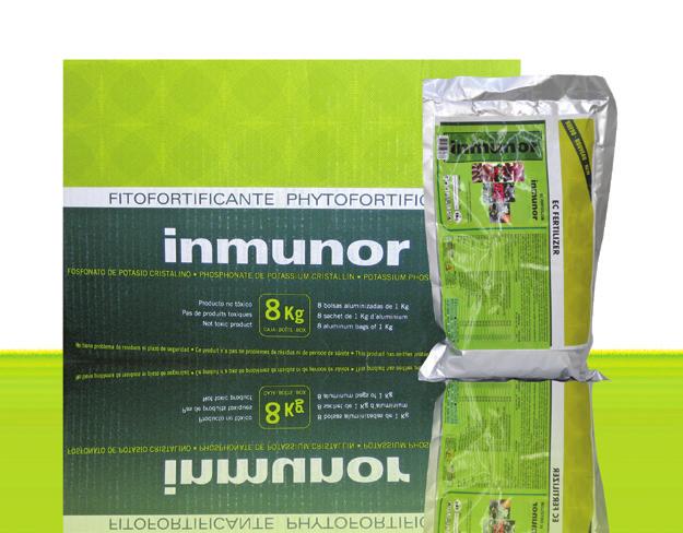 About Product: Inmunor activates the natural immune system of the plant thanks to phosphonate of which there if % 98 in it. Phosphonate is very active in the plant body.