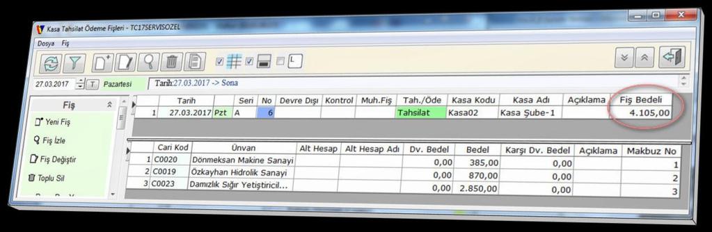 Iso parametreleri satış için müşteri teslim analizi yapıldı. Eskiden sadece alım için satıcı tedarikçi analizi vardı.