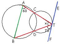 maic =5 o, ADCI kirişler dörtgeni. x=miac =0 o AB = AC iken Ç(ABDE)=? ABC ikizkenar. mabc =macb medb =.