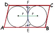 r Hem kirişler, hem de teğetler dörtgeni olan dörtgende A(ABCD)= abcd EF ortak teğetini çizdiğimizde ; EF =r ve AEFD, EBCF kirişler dörtgeni ; AE + FD =r+0, EB + FC =r+0 AE + FD + EB + FC =4r+0,