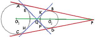 TEĞET: r = AC. BD, r =9.4, r=6 Çembere dışındaki bir noktadan çizilen teğet parçaları eştir.