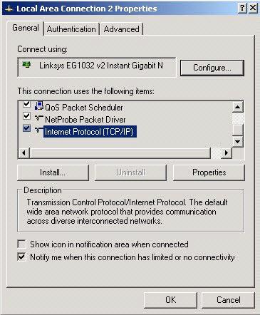 11 - Ağ Bağlantısı 4. Özellikler i seçin. Adaptörün Bağlantı Özellikleri ekranında ağ bağlantısının özelliklerini gösterir. 5.