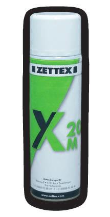 Spraybond X20M Easy Contact S20 Zettex Spraybond X20M inşaat işlerinde ve sanayide kullanılan pek çok malzeme için uygun, son derece hızlı kuruyan, genel amaçlı ve sis püskürtmeli bir yapıştırıcıdır.
