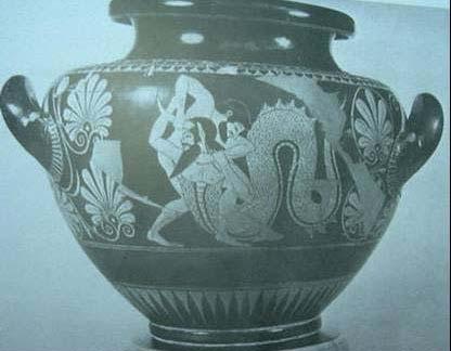 Oltos Oltos düşük kalitedeki işçiliği ile kâse ressamlığı yapmıştır. İlk büyük vazoları, Nikosthenes Pamphaios atölyesinde Etrüsk pazarları için yapılmış özel formlu amphoralardır.