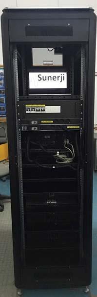 2000-G Serisi 10kVA Rack/Tower UPS (2 adet), 42U Rack Kabin içinde 4x10kVA UPS sistemine uygun tasarımda 3x20 x 9 Ah / 12VDC - 10 yıl