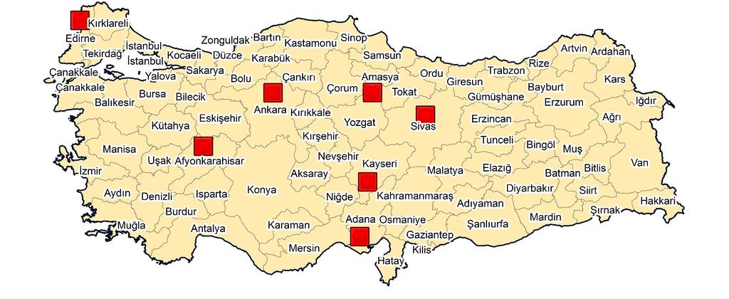 Şaptan Arilik ve Kontrol - Dinlendirme İstasyonları 22 Şubat 2017 tarihinde Ülke çapında Şap Hastalığı ile Mücadele ve Toplu