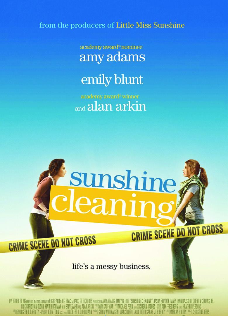 İki kardeş Sunshine Cleaning adını verdikleri küçük bir şirket kurar. Başrollerde 5 Oscar Adaylığı bulunan Amy Adams, Emily Blunt ve 1 Oscar ı bulunan Alan Arkin i izliyoruz. 18:30 / 21.10.