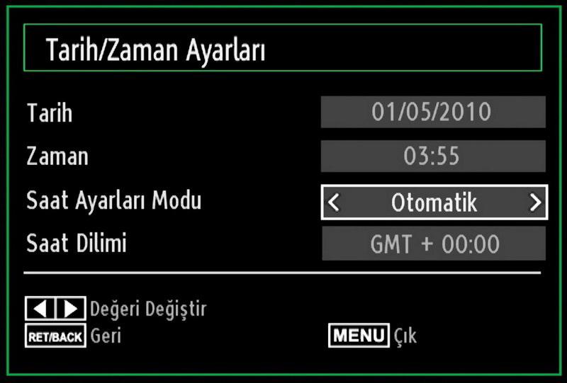 PIN ayarlama: Yeni bir PIN numarası tanımlar. Yeni bir PIN numarası girmek için rakamsal tuşları kullanınız Doğrulama maksadıyla yeni PIN numarasını ikinci kez girmeniz istenecektir.