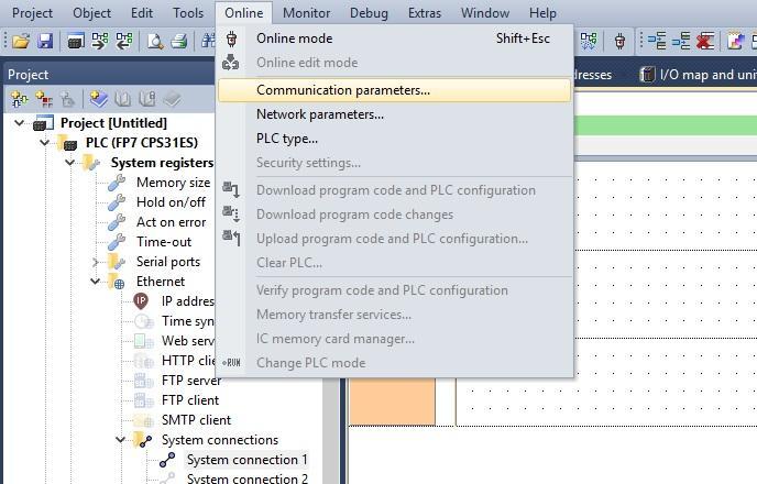 Ethernet üzerinden PLC ye yükleme yapmak için normalde kullandığımız mini-usb yi