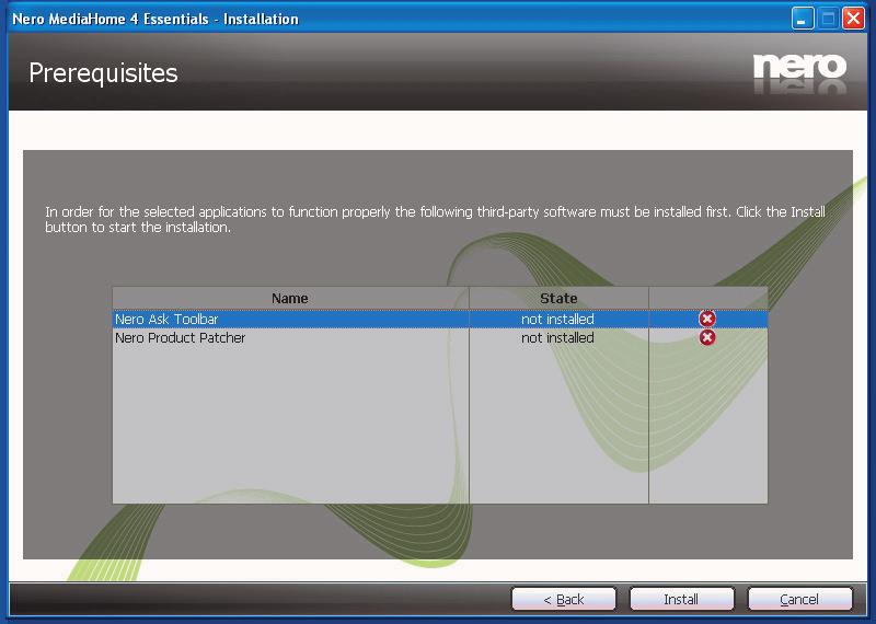 7. Use Typical installation and click the Next button. The Prerequisites screen is displayed.