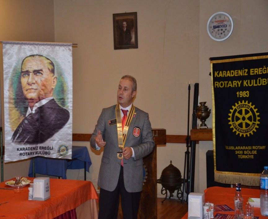 Boğaçhan YILDIRIM Karadeniz Ereğli Rotary Kulübü 2014-15 Dönem Başkanı Düşündüklerimiz, Söylediklerimiz, Yaptıklarımız Gerçeğe