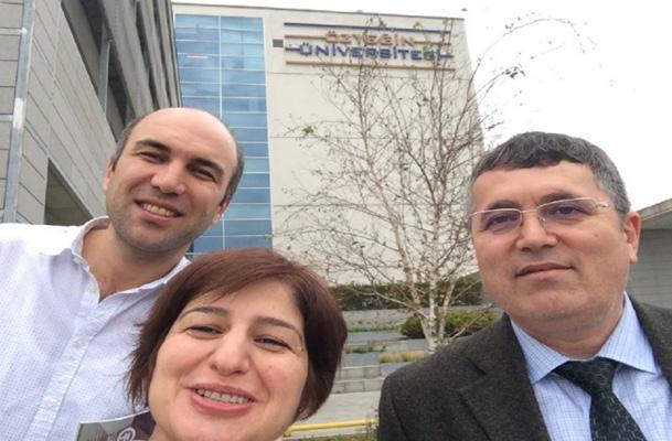 Sait Bilgiç ile bir araya geldi. Rektör Yardımcısı Prof. Dr. Mehmet Kuran, Samsun Teknopark Yönetim Kurulu Başkanı Doç. Dr. Özgür Demircan, Genel Müdür Vekili Dr.