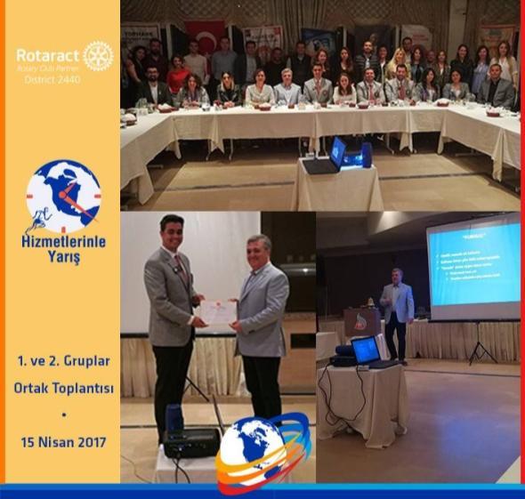 15 Nisan tarihinde Kırtay Otel Balıkesir'de, Balıkesir Rotaract Kulübü ev sahipliğinde UR 2440. Bölge Rotaract Temsilciliği 1.