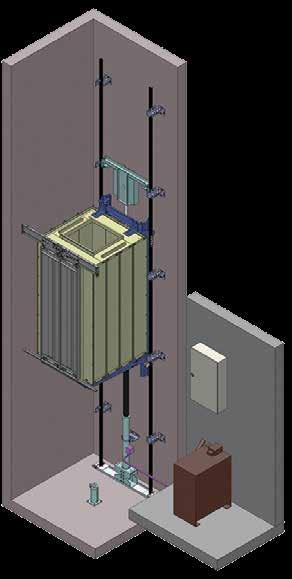 Hydraulic Elevators / Hidrolik Asansörler Açıklama 1,2 m/s azami hız, açık ara en sessiz hidrolik sistem Smooth Start /