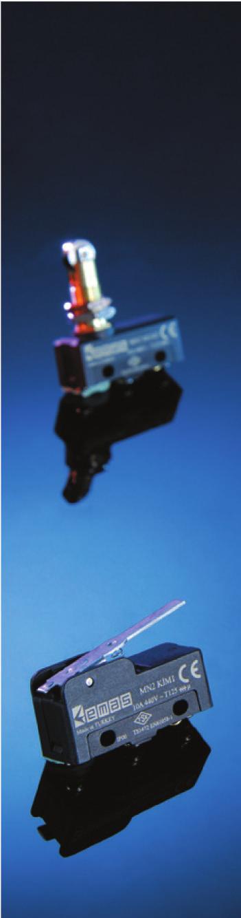 MN2 Serisi Mini Siviçler Yüksek do ruluk Genifl uygulama alanlar için ürün çeflitlili i Uzun ömür Yüksek kontak güvenilirli i Standart montaj delikleri Teknik Bilgiler Mekanik Ömür Elektriksel Ömür