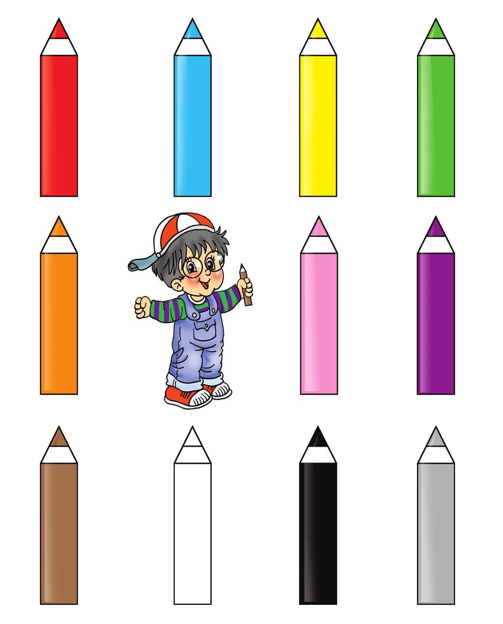 RENKLER Merakl Bilgin in kalemlerinin renklerini söyleyelim.