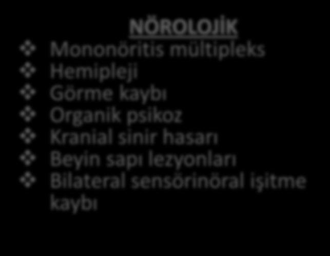 NÖROLOJİK Mononöritis